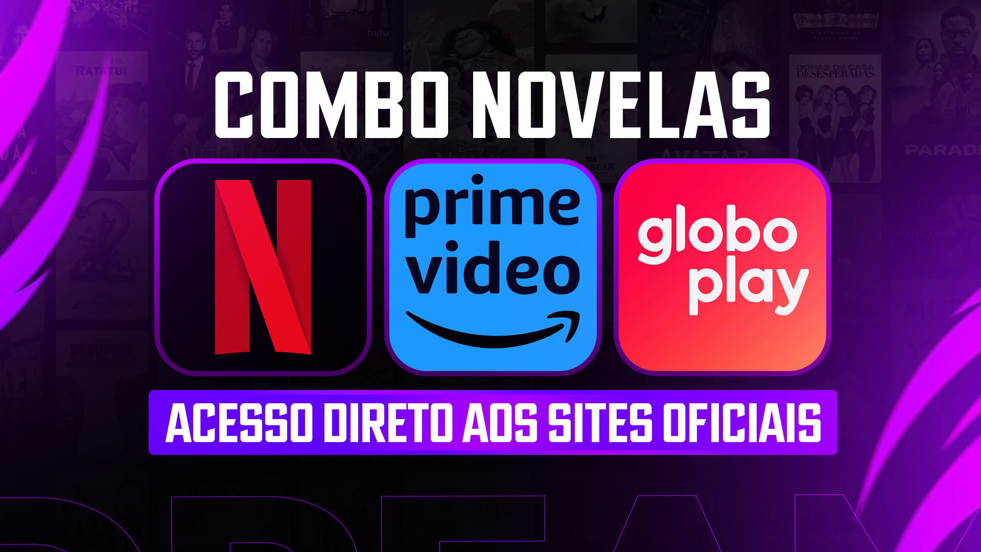 💜 COMBO NOVELAS (Automático)